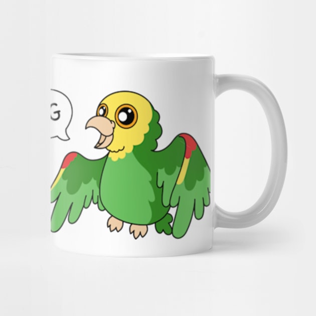 Yellow Headed Amazon Parrot by JadedOddity